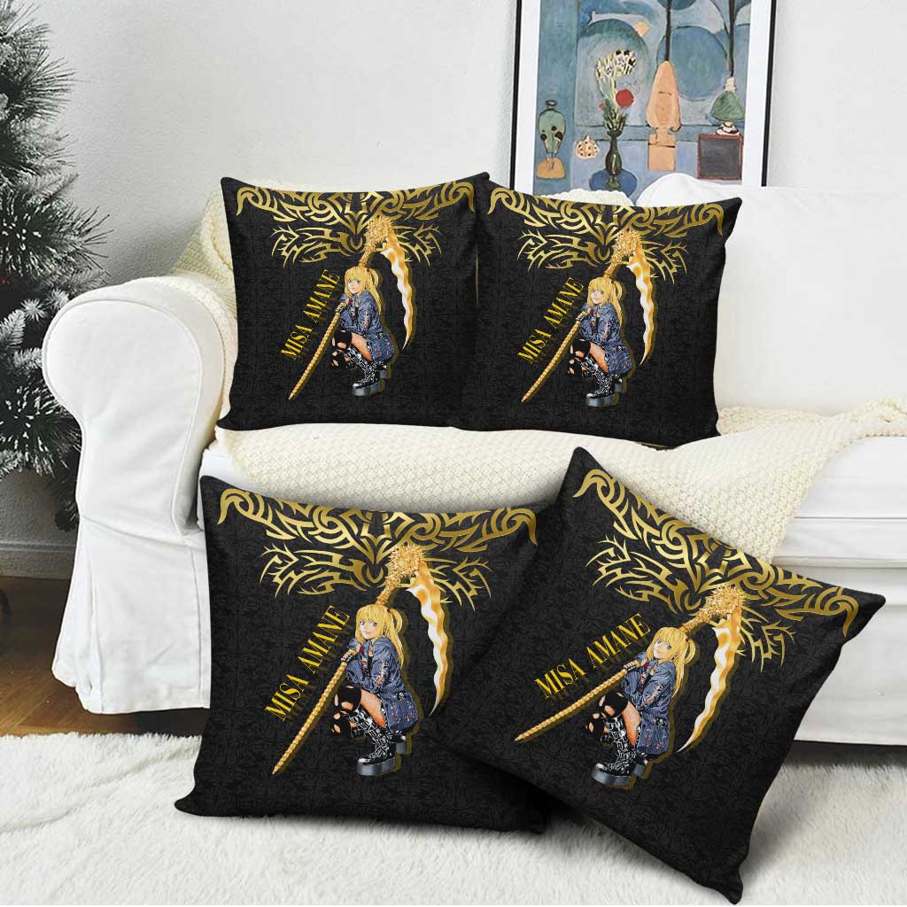 Misa Amane Death Note Pillow Cover Misa Amane from Death Note - Dark Diva with a Blade