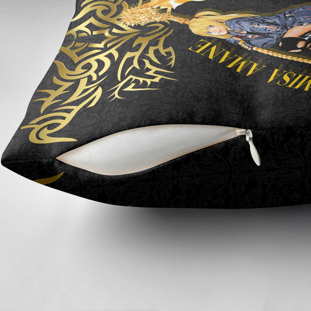 Misa Amane Death Note Pillow Cover Misa Amane from Death Note - Dark Diva with a Blade