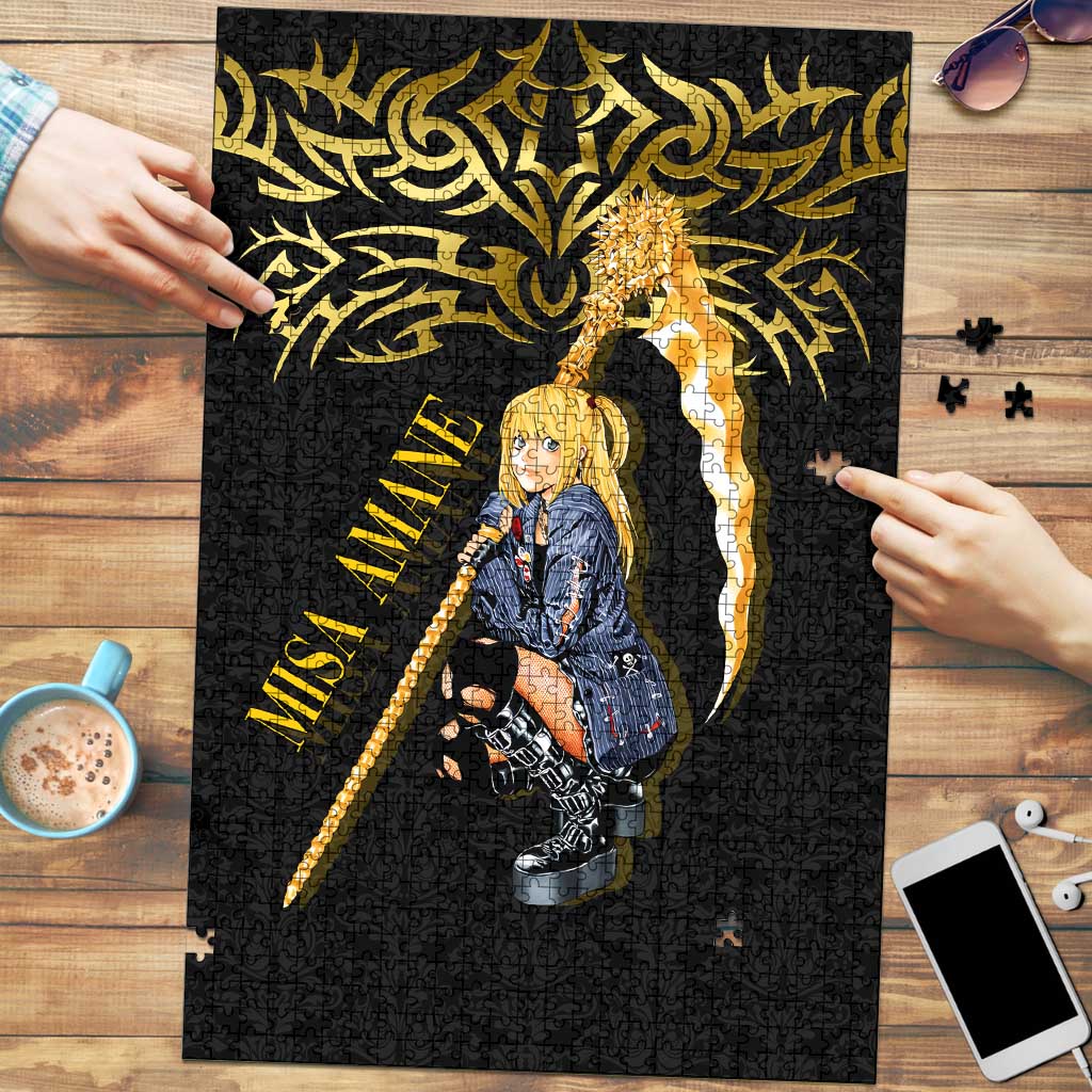 Misa Amane Death Note Puzzle Misa Amane from Death Note - Dark Diva with a Blade
