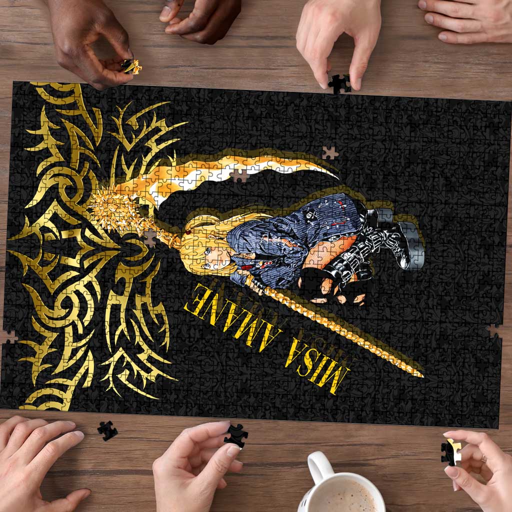 Misa Amane Death Note Puzzle Misa Amane from Death Note - Dark Diva with a Blade