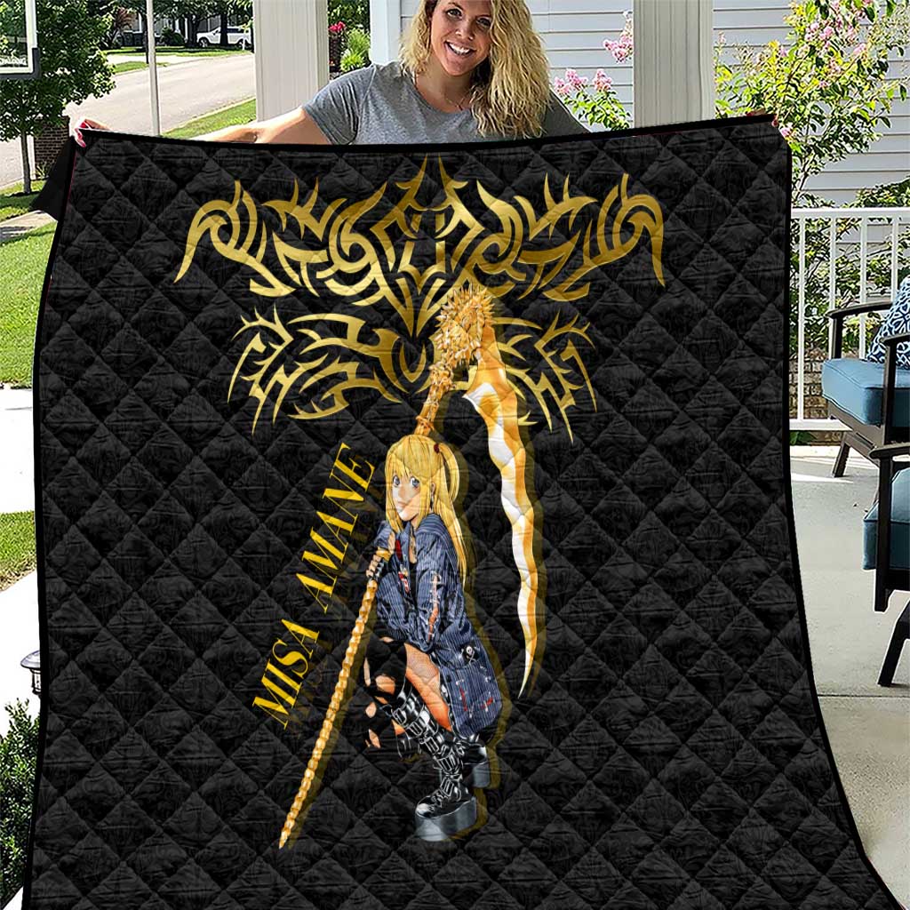 Misa Amane Death Note Quilt Misa Amane from Death Note - Dark Diva with a Blade