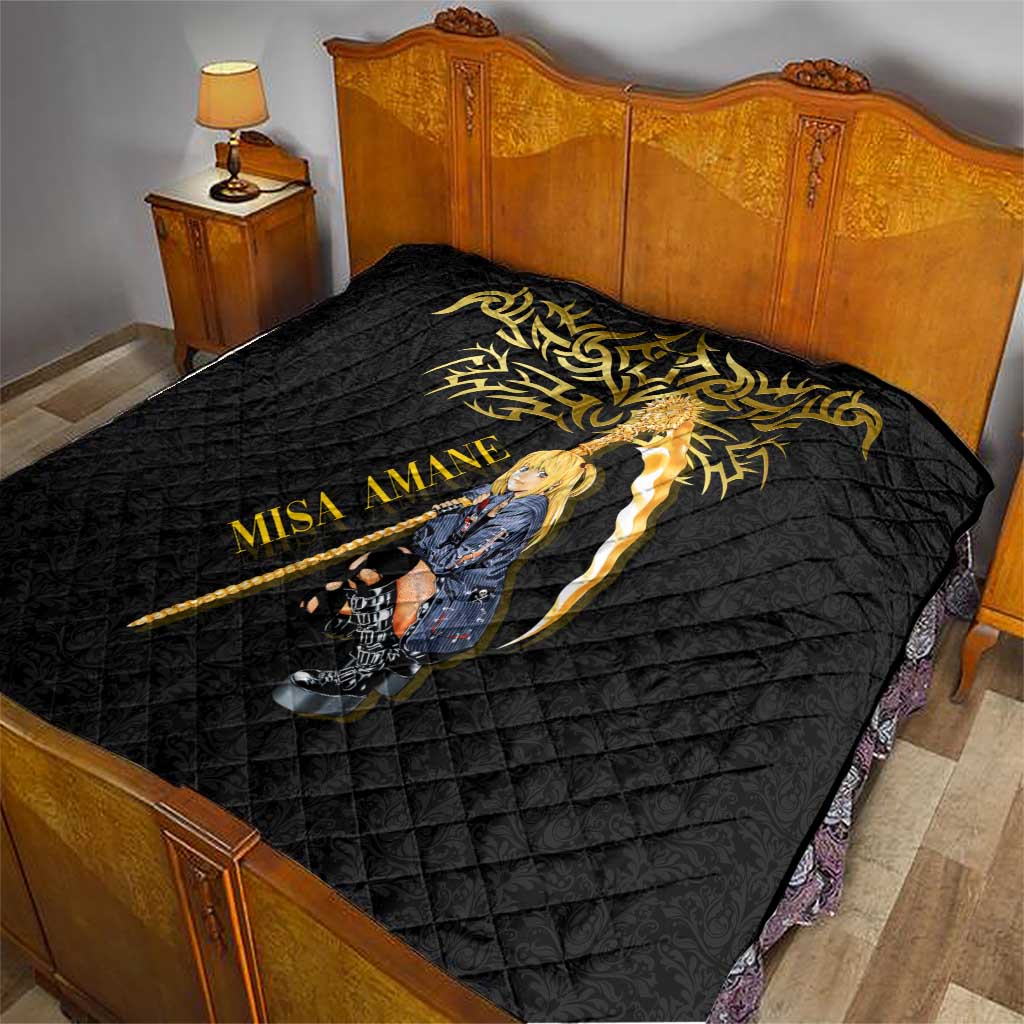 Misa Amane Death Note Quilt Misa Amane from Death Note - Dark Diva with a Blade