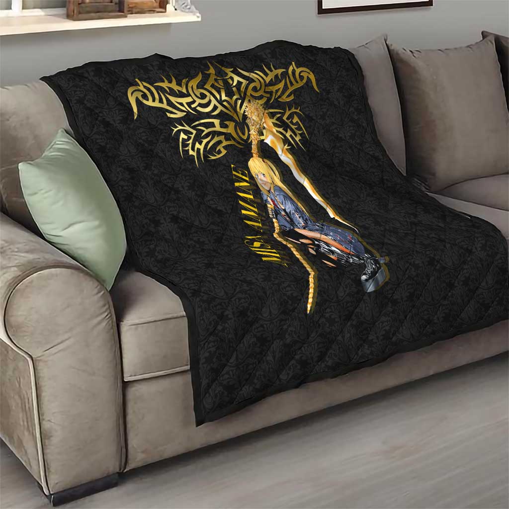 Misa Amane Death Note Quilt Misa Amane from Death Note - Dark Diva with a Blade