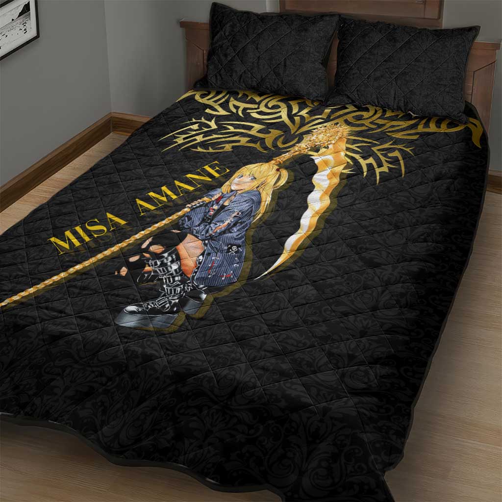 Misa Amane Death Note Quilt Bed Set Misa Amane from Death Note - Dark Diva with a Blade