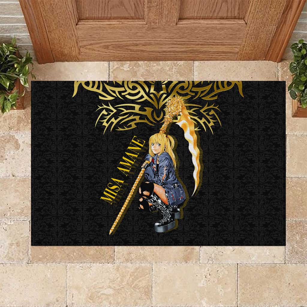 Misa Amane Death Note Rubber Doormat Misa Amane from Death Note - Dark Diva with a Blade