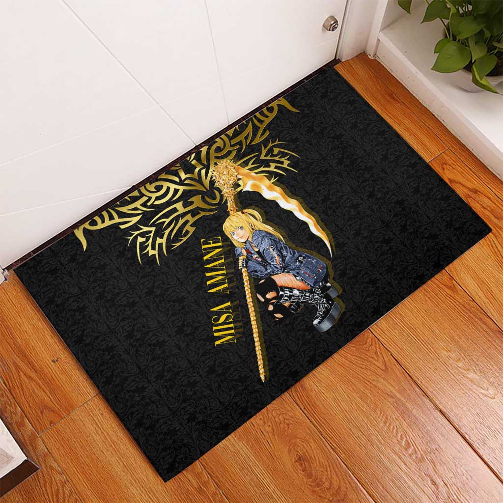 Misa Amane Death Note Rubber Doormat Misa Amane from Death Note - Dark Diva with a Blade