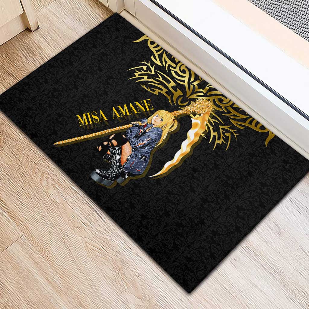 Misa Amane Death Note Rubber Doormat Misa Amane from Death Note - Dark Diva with a Blade