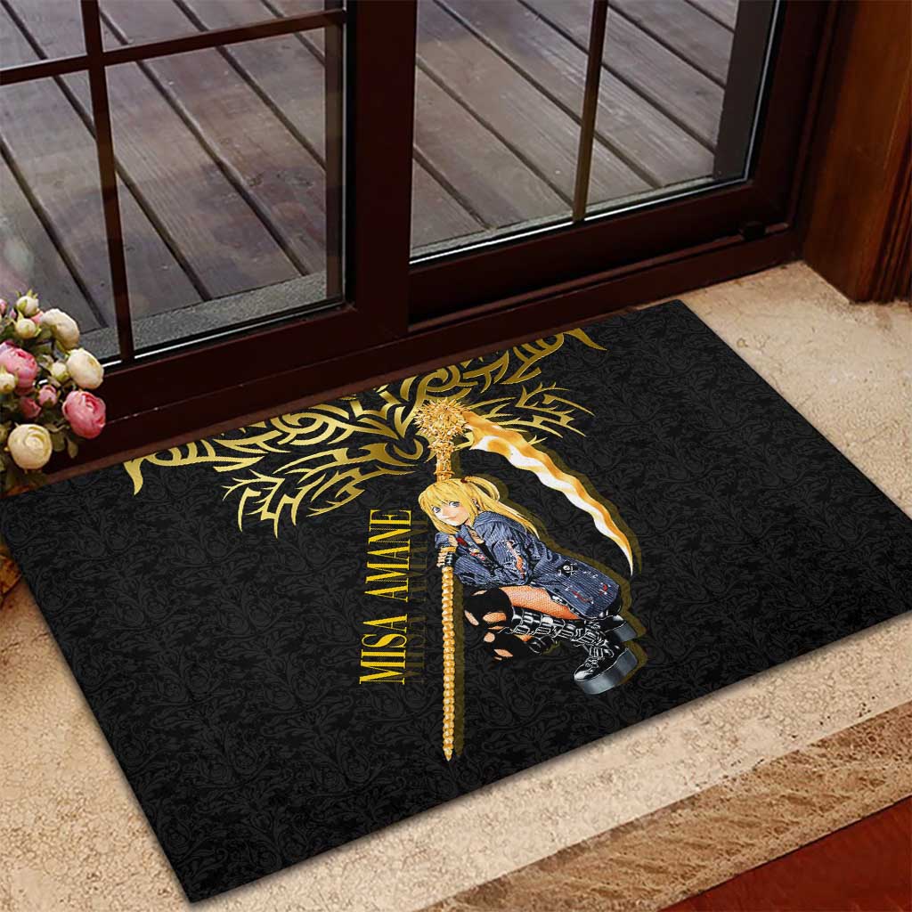 Misa Amane Death Note Rubber Doormat Misa Amane from Death Note - Dark Diva with a Blade
