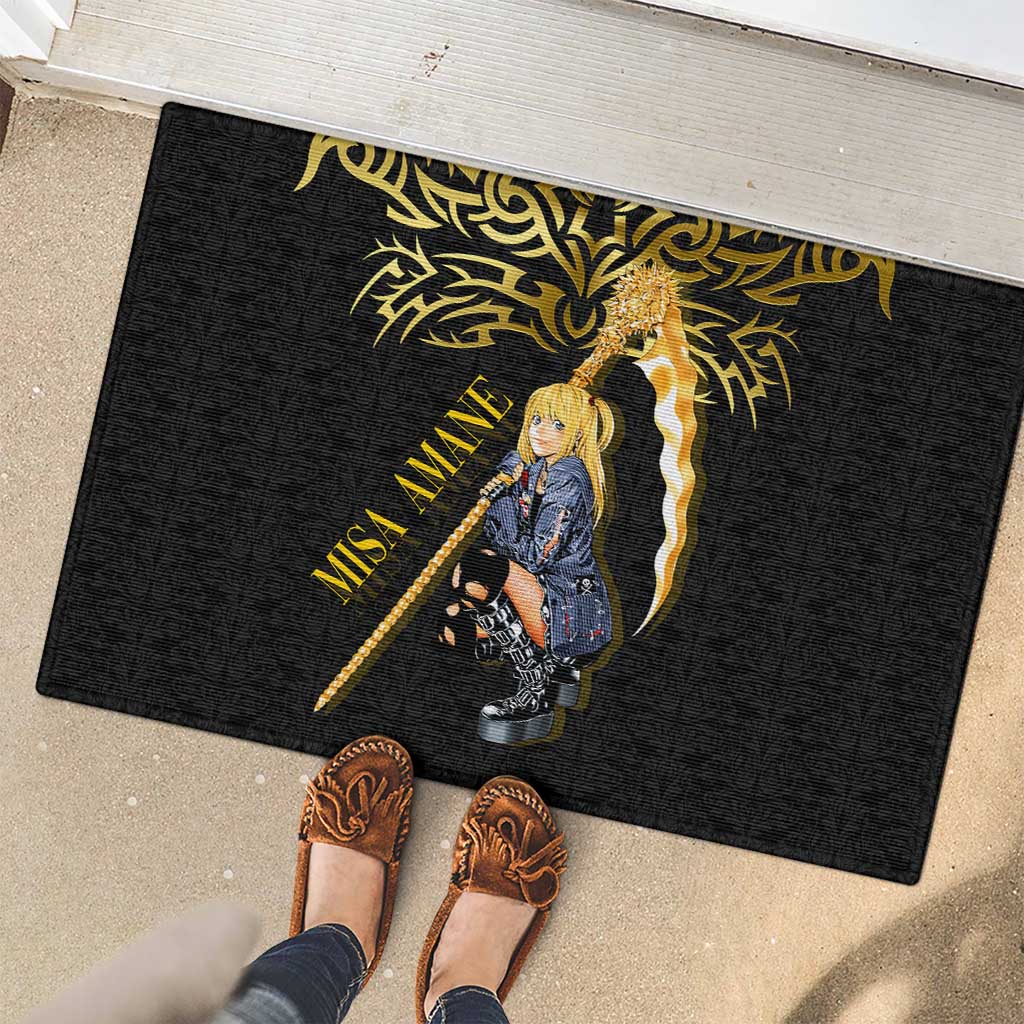 Misa Amane Death Note Rubber Doormat Misa Amane from Death Note - Dark Diva with a Blade