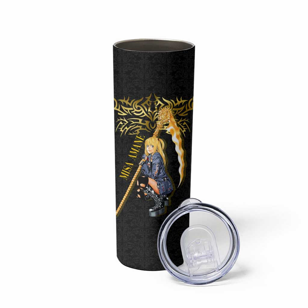 Misa Amane Death Note Skinny Tumbler Misa Amane from Death Note - Dark Diva with a Blade