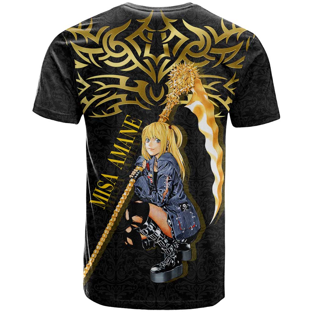 Misa Amane Death Note T Shirt Misa Amane from Death Note - Dark Diva with a Blade