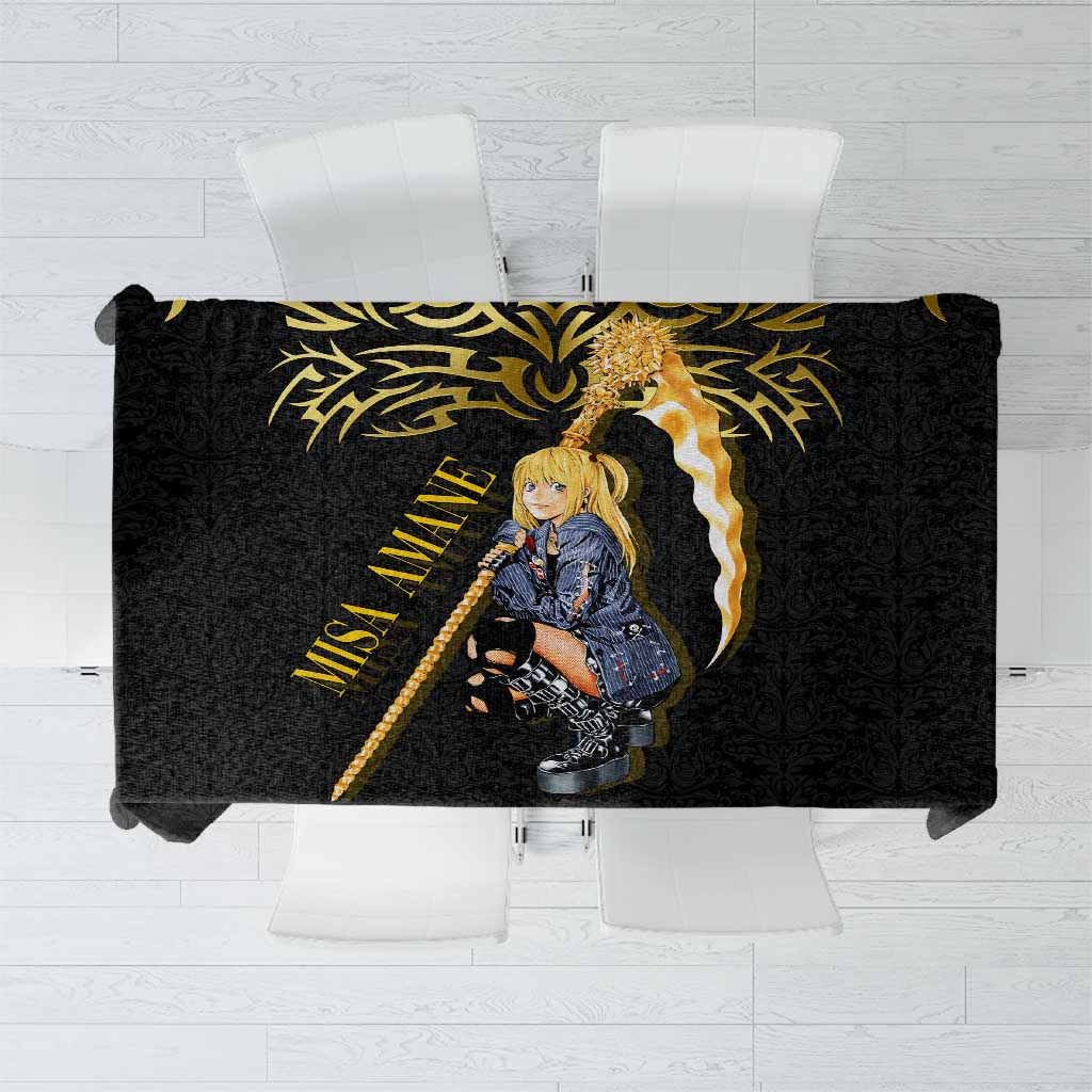 Misa Amane Death Note Tablecloth Misa Amane from Death Note - Dark Diva with a Blade