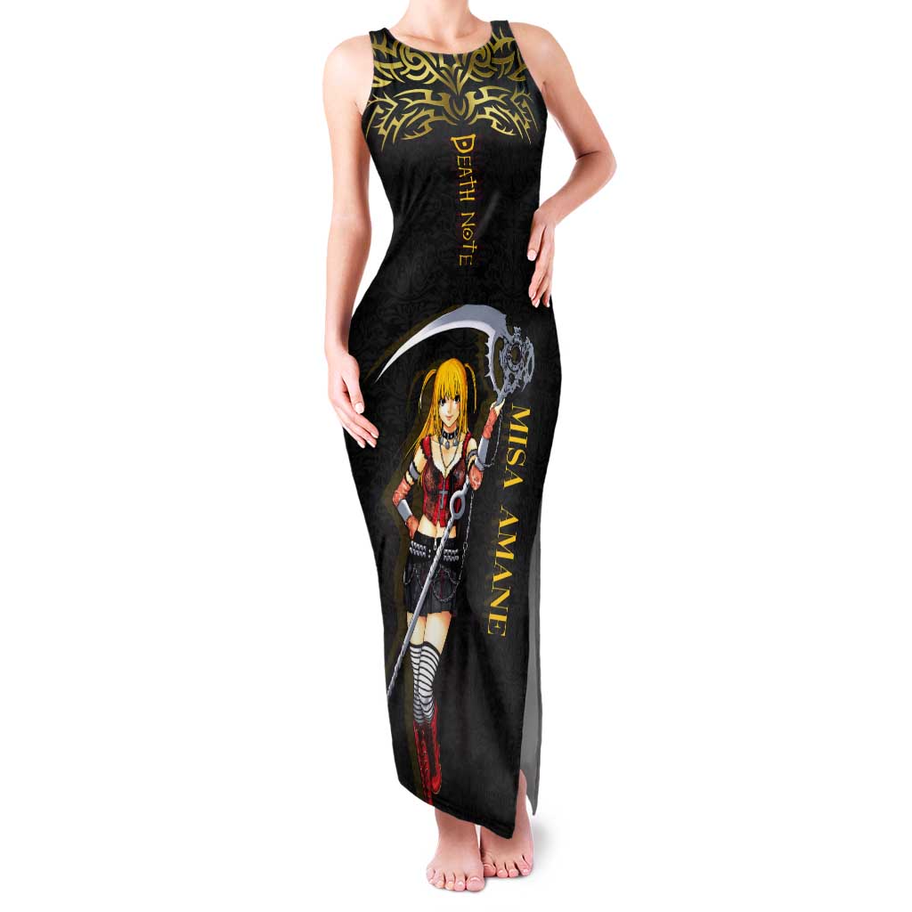 Misa Amane Death Note Tank Maxi Dress Misa Amane from Death Note - Dark Diva with a Blade