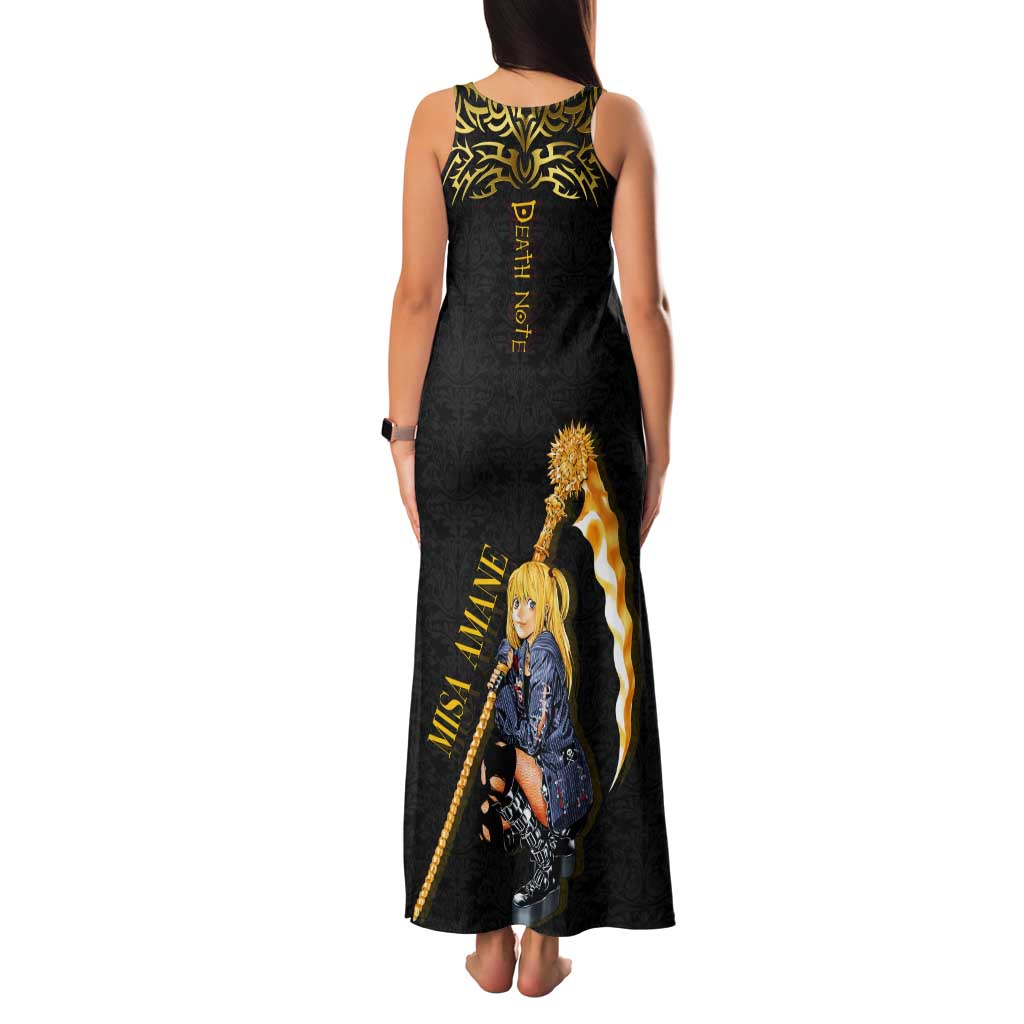 Misa Amane Death Note Tank Maxi Dress Misa Amane from Death Note - Dark Diva with a Blade