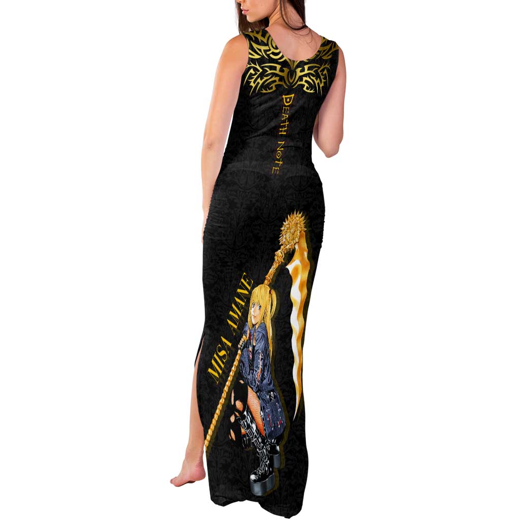 Misa Amane Death Note Tank Maxi Dress Misa Amane from Death Note - Dark Diva with a Blade
