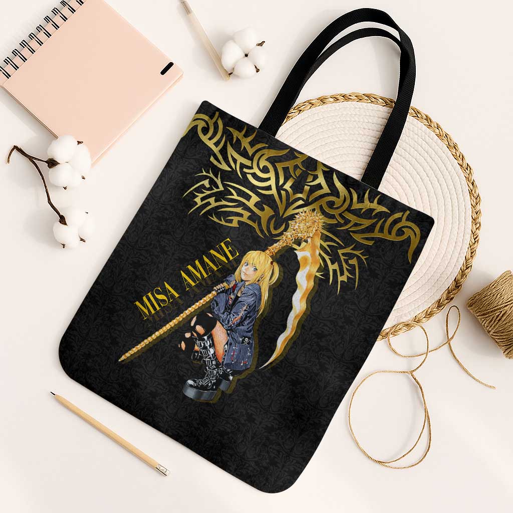 Misa Amane Death Note Tote Bag Misa Amane from Death Note - Dark Diva with a Blade