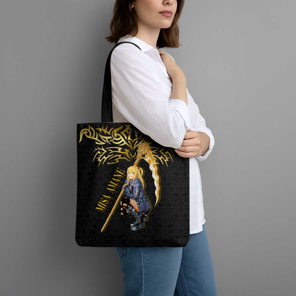 Misa Amane Death Note Tote Bag Misa Amane from Death Note - Dark Diva with a Blade