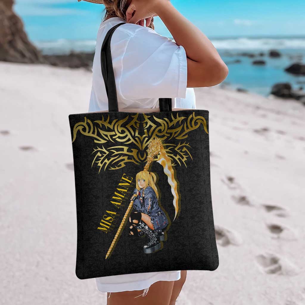 Misa Amane Death Note Tote Bag Misa Amane from Death Note - Dark Diva with a Blade