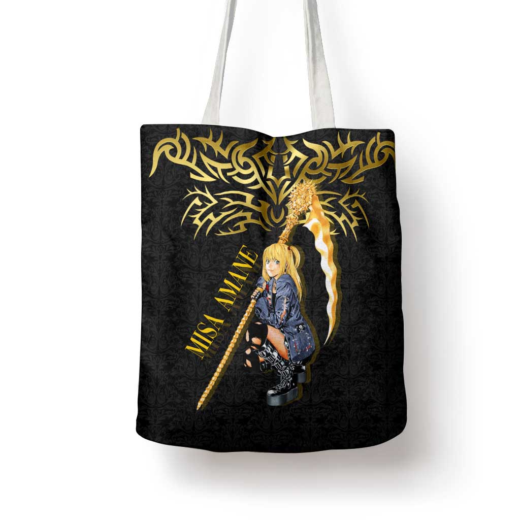 Misa Amane Death Note Tote Bag Misa Amane from Death Note - Dark Diva with a Blade