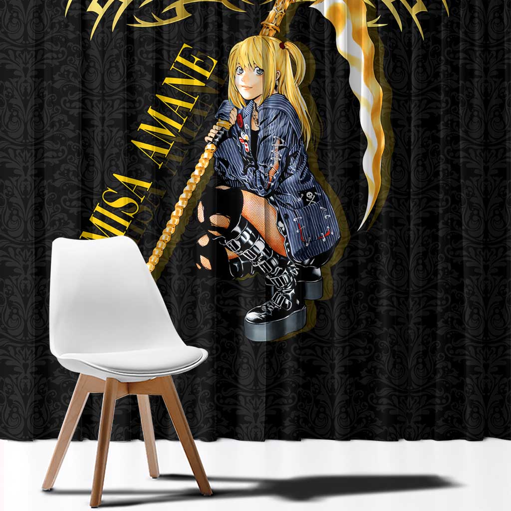 Misa Amane Death Note Window Curtain Misa Amane from Death Note - Dark Diva with a Blade