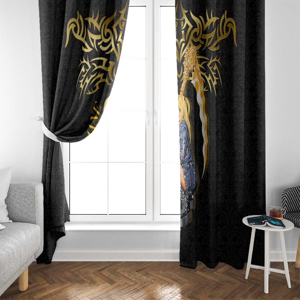Misa Amane Death Note Window Curtain Misa Amane from Death Note - Dark Diva with a Blade