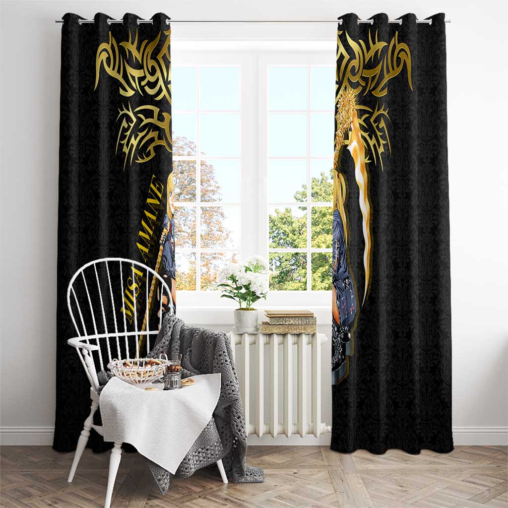 Misa Amane Death Note Window Curtain Misa Amane from Death Note - Dark Diva with a Blade