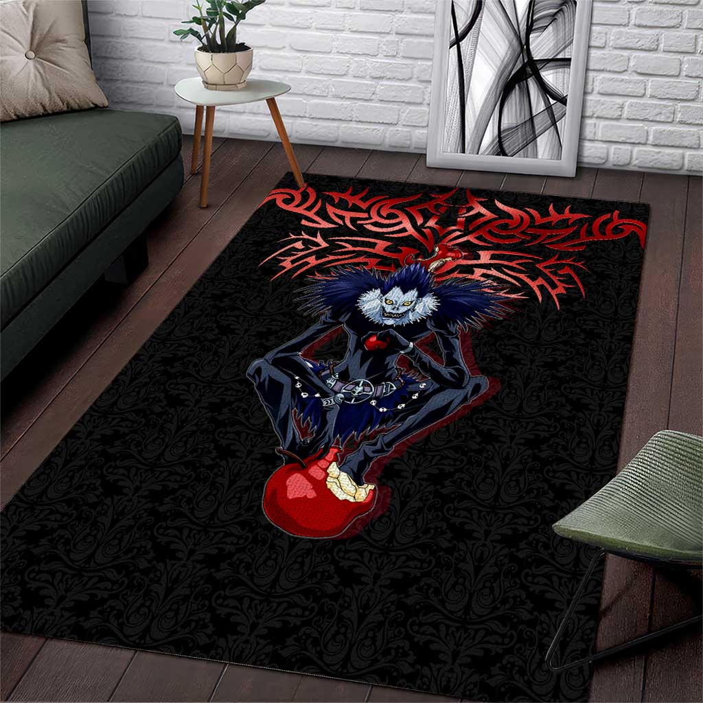 Ryuk Death Note Area Rug Death Note's Ryuk - Chaos, Apples & Darkness
