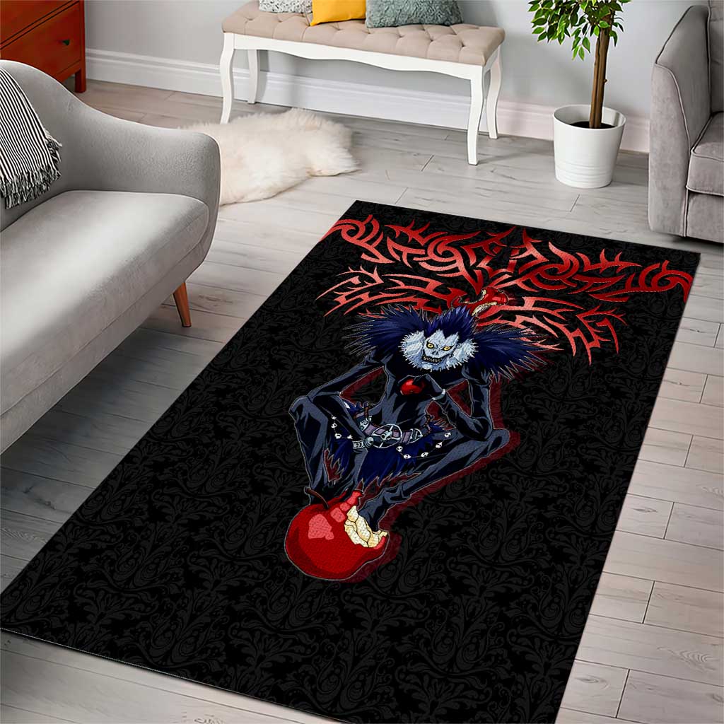 Ryuk Death Note Area Rug Death Note's Ryuk - Chaos, Apples & Darkness