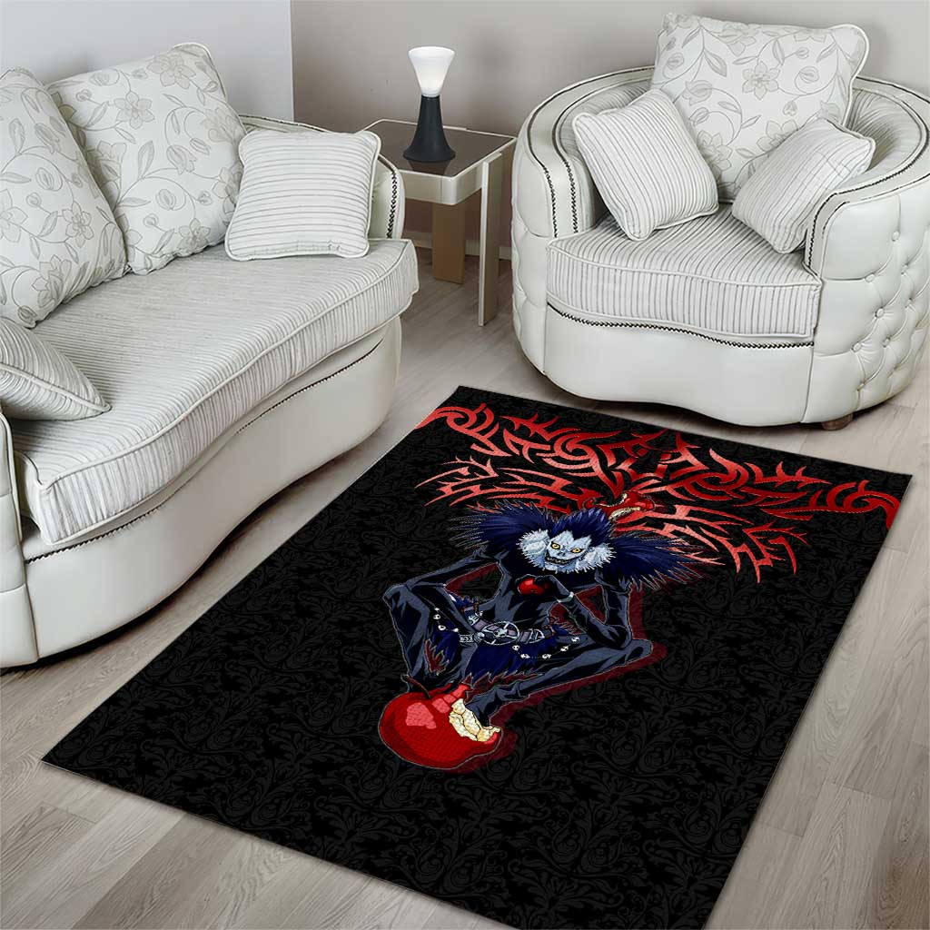 Ryuk Death Note Area Rug Death Note's Ryuk - Chaos, Apples & Darkness