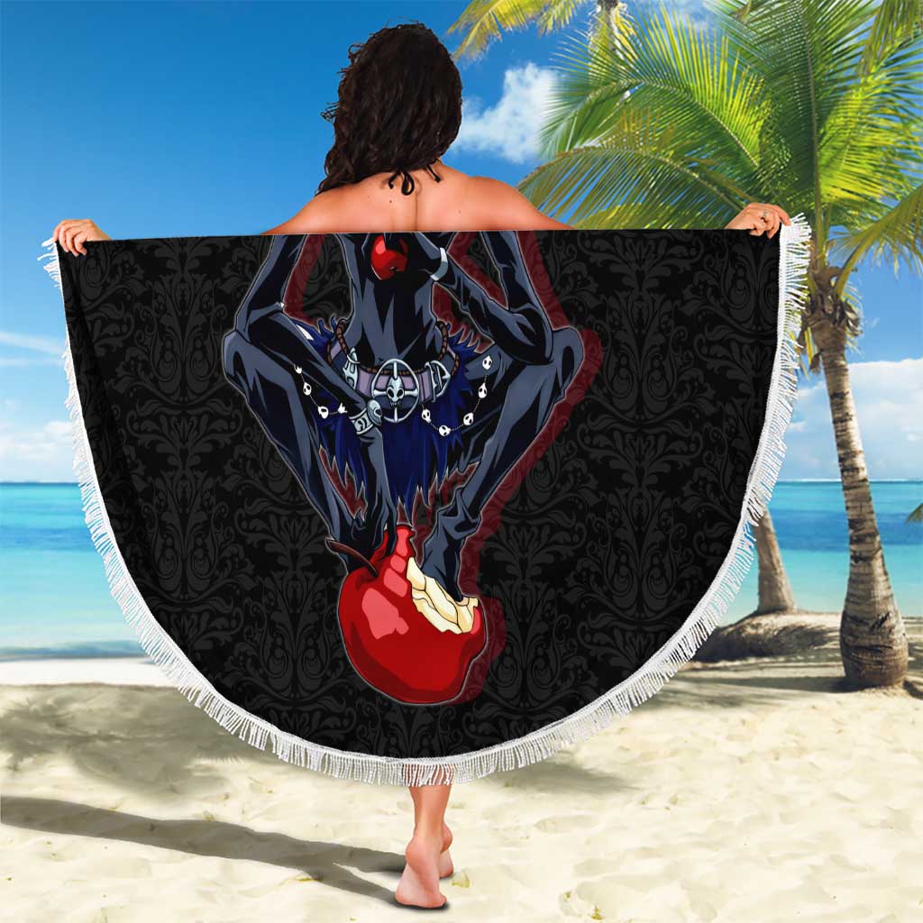 Ryuk Death Note Beach Blanket Death Note's Ryuk - Chaos, Apples & Darkness