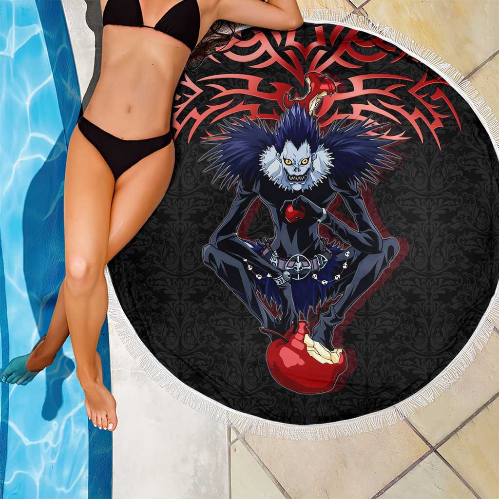 Ryuk Death Note Beach Blanket Death Note's Ryuk - Chaos, Apples & Darkness