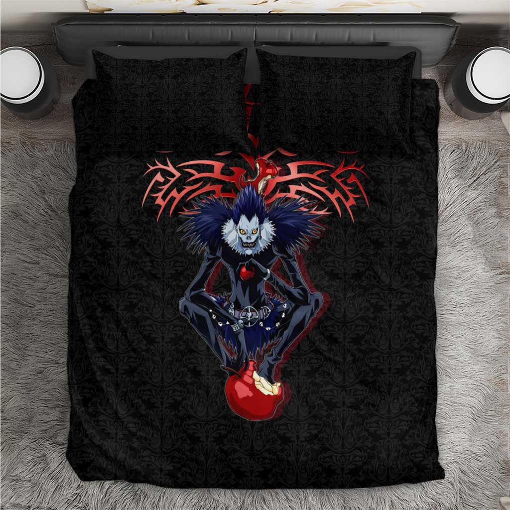 Ryuk Death Note Bedding Set Death Note's Ryuk - Chaos, Apples & Darkness