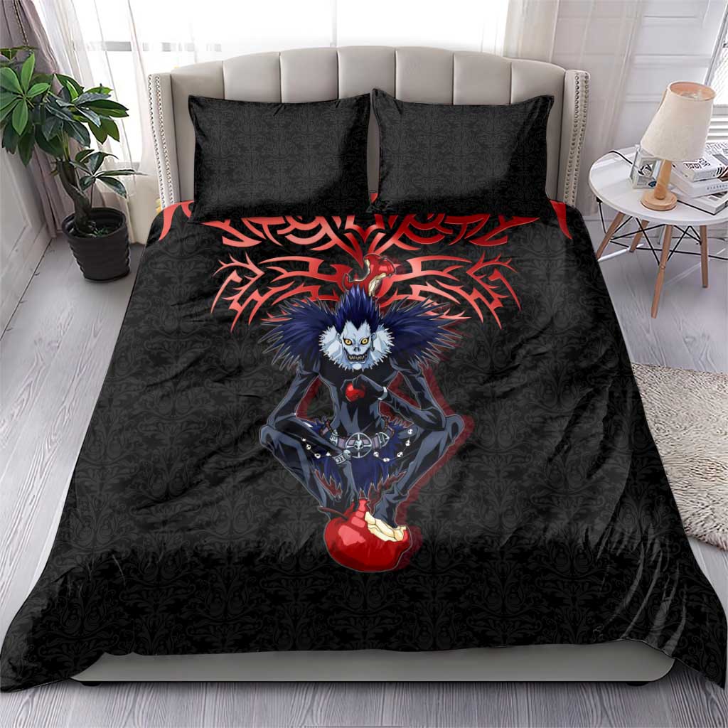 Ryuk Death Note Bedding Set Death Note's Ryuk - Chaos, Apples & Darkness