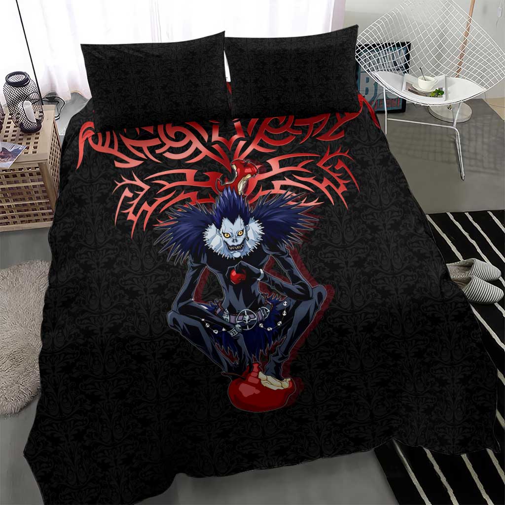 Ryuk Death Note Bedding Set Death Note's Ryuk - Chaos, Apples & Darkness