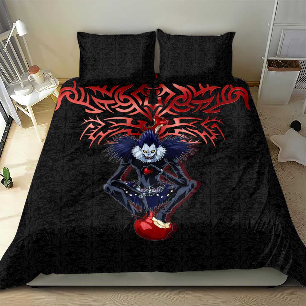 Ryuk Death Note Bedding Set Death Note's Ryuk - Chaos, Apples & Darkness