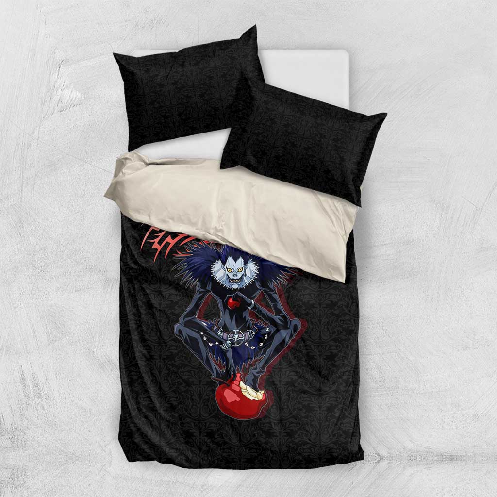 Ryuk Death Note Bedding Set Death Note's Ryuk - Chaos, Apples & Darkness