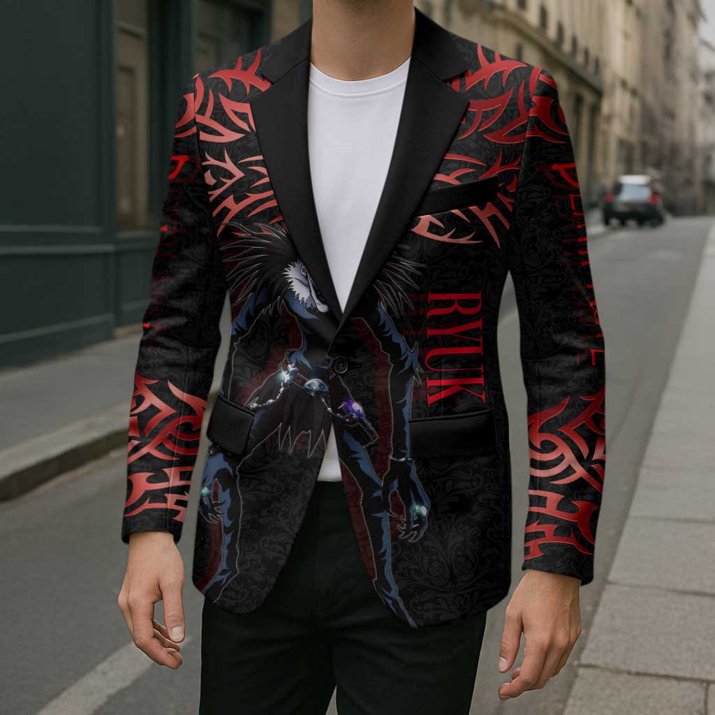 Ryuk Death Note Blazer Death Note's Ryuk - Chaos, Apples & Darkness