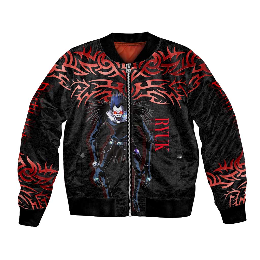 Ryuk Death Note Bomber Jacket Death Note's Ryuk - Chaos, Apples & Darkness