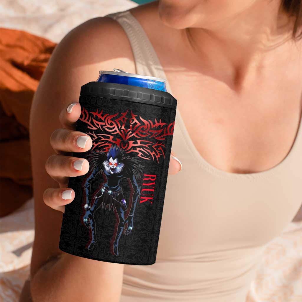 Ryuk Death Note 4 in 1 Can Cooler Tumbler Death Note's Ryuk - Chaos, Apples & Darkness