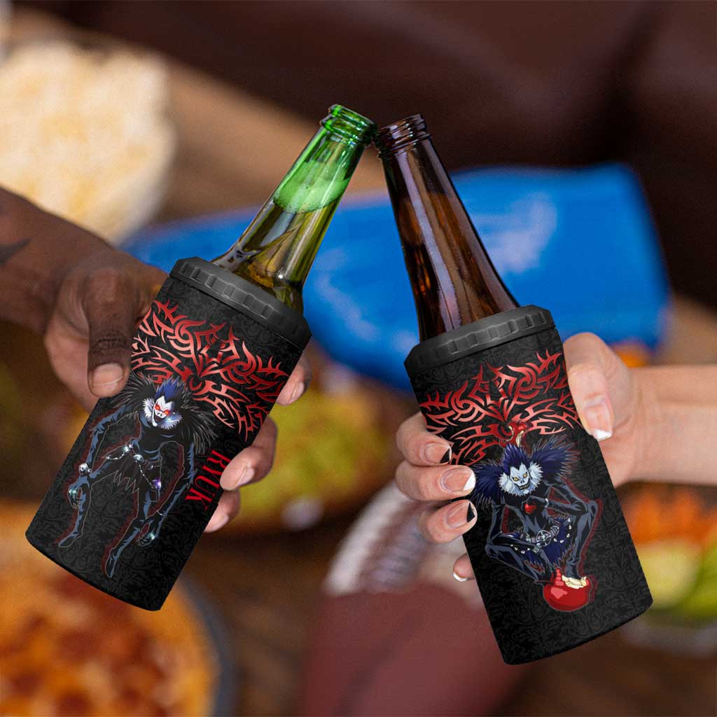 Ryuk Death Note 4 in 1 Can Cooler Tumbler Death Note's Ryuk - Chaos, Apples & Darkness