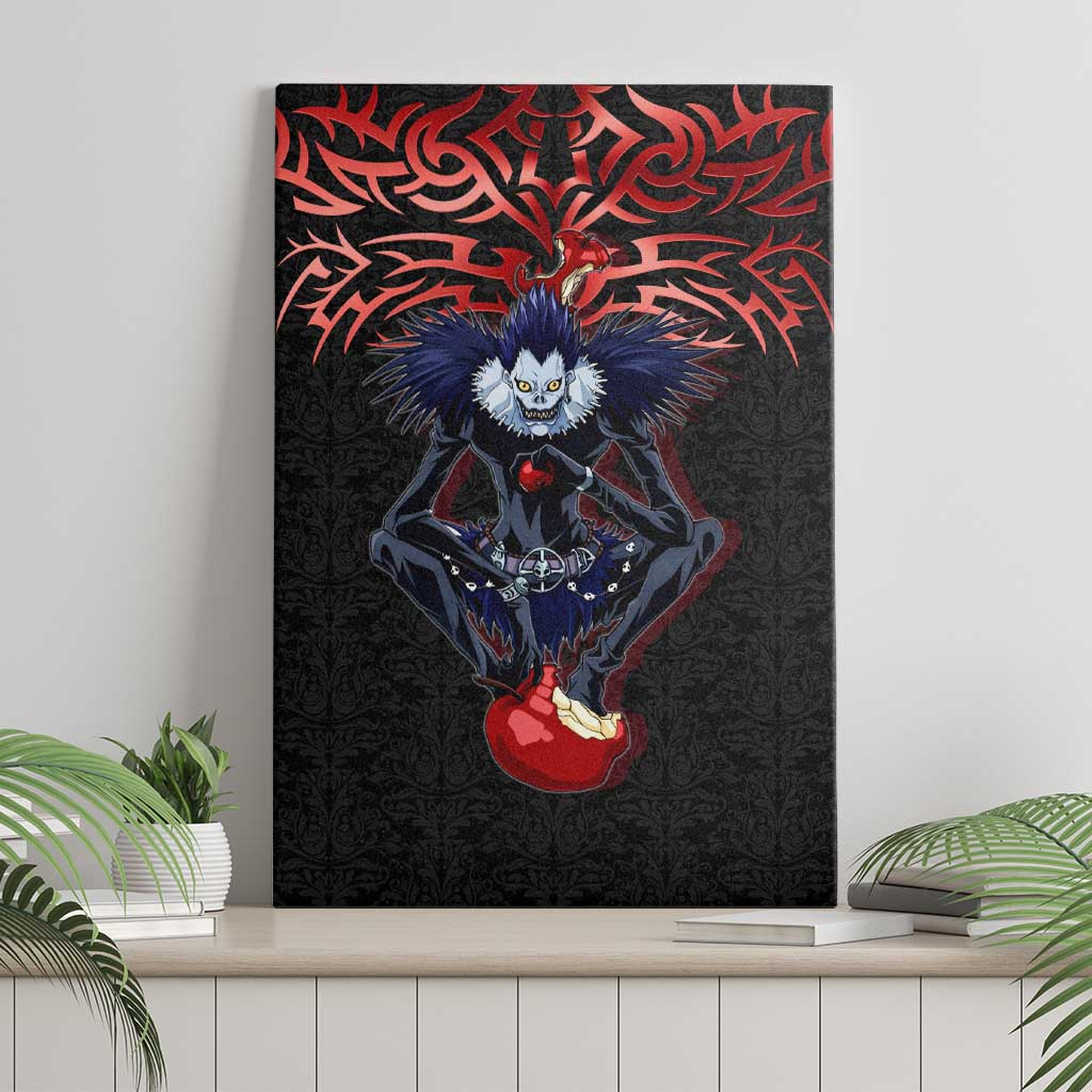 Ryuk Death Note Canvas Wall Art Death Note's Ryuk - Chaos, Apples & Darkness