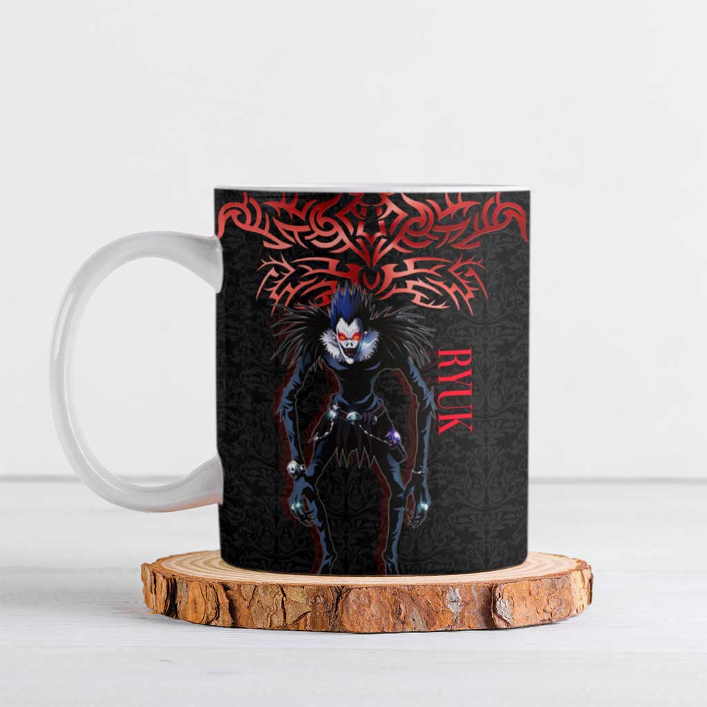 Ryuk Death Note Ceramic Mug Death Note's Ryuk - Chaos, Apples & Darkness