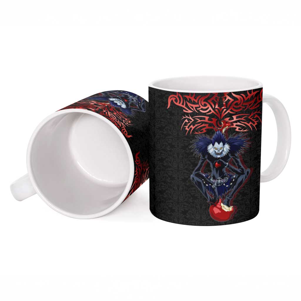 Ryuk Death Note Ceramic Mug Death Note's Ryuk - Chaos, Apples & Darkness