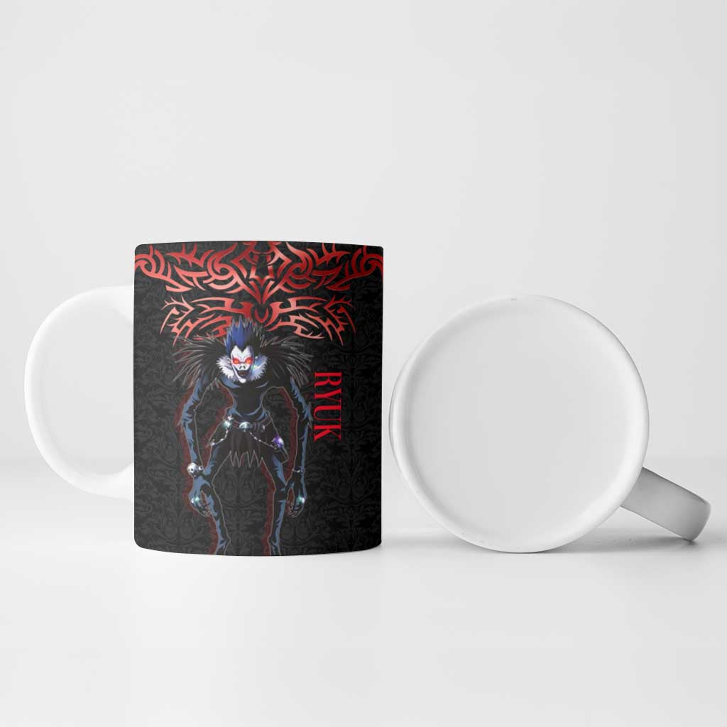 Ryuk Death Note Ceramic Mug Death Note's Ryuk - Chaos, Apples & Darkness