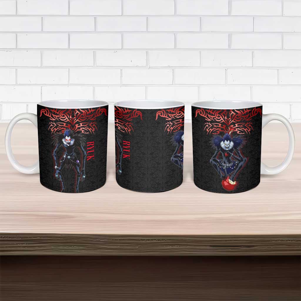 Ryuk Death Note Ceramic Mug Death Note's Ryuk - Chaos, Apples & Darkness