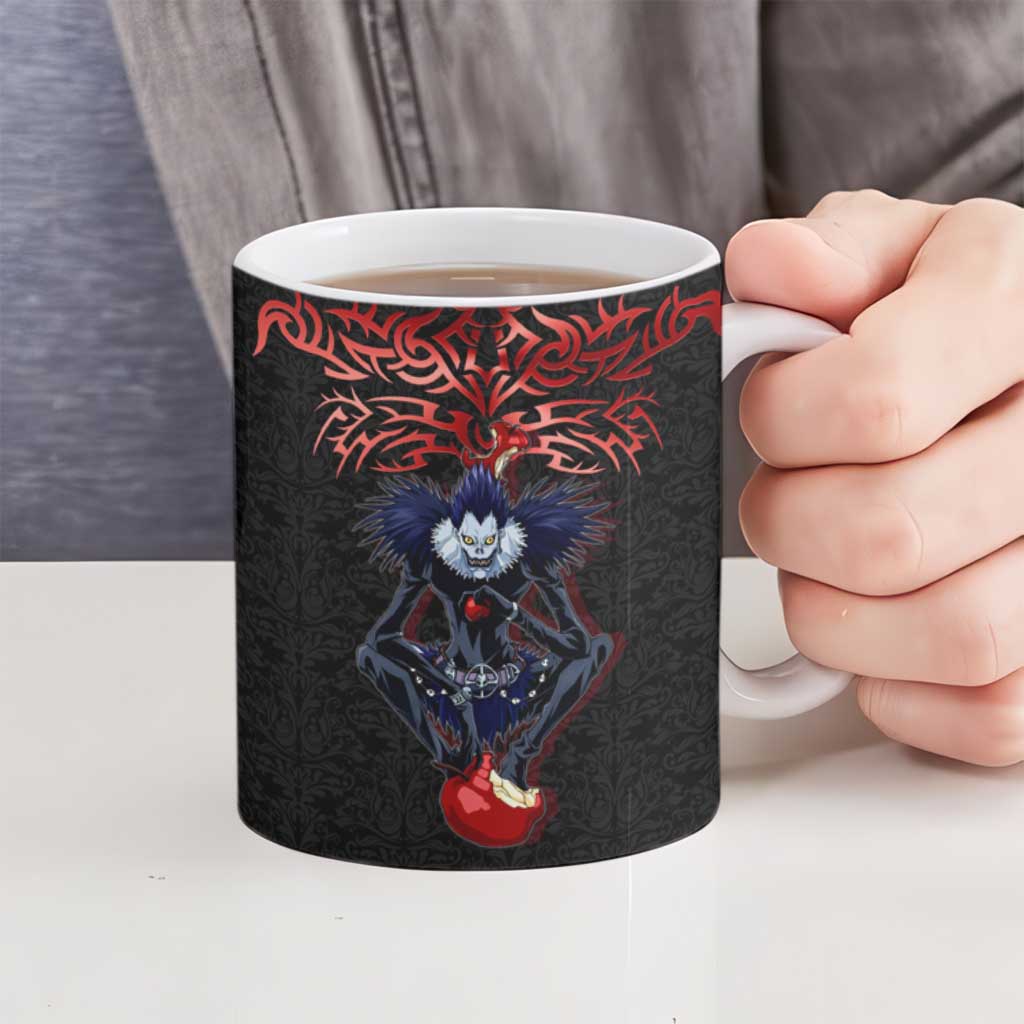 Ryuk Death Note Ceramic Mug Death Note's Ryuk - Chaos, Apples & Darkness