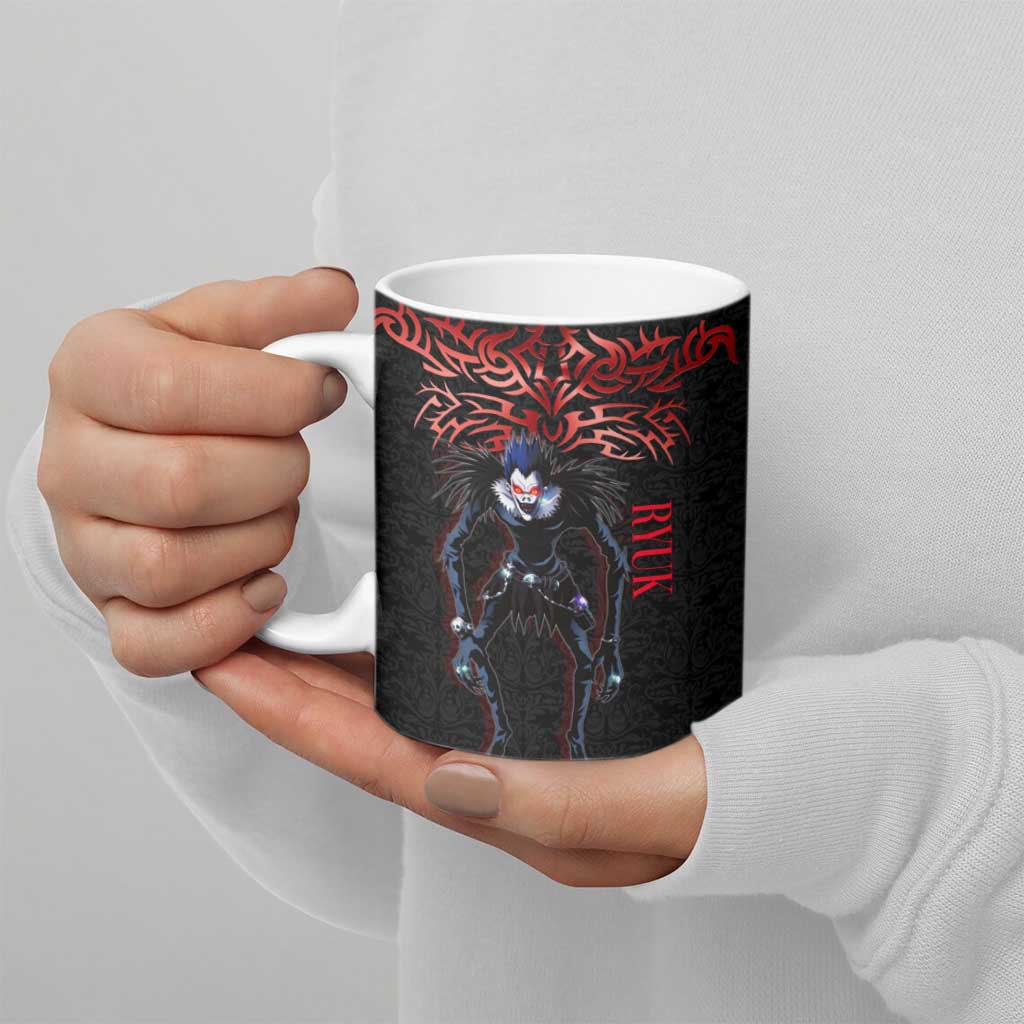Ryuk Death Note Ceramic Mug Death Note's Ryuk - Chaos, Apples & Darkness