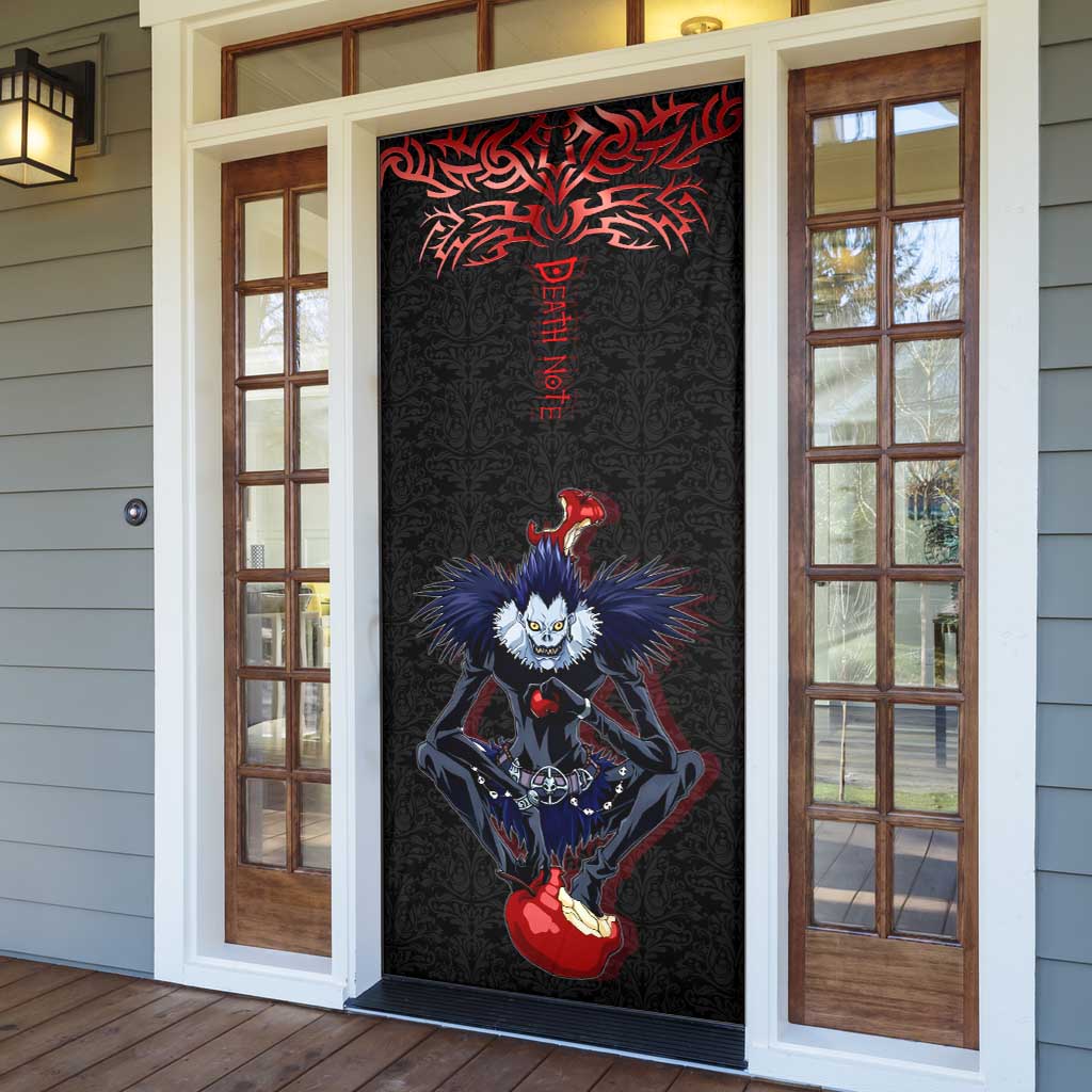 Ryuk Death Note Door Cover Death Note's Ryuk - Chaos, Apples & Darkness