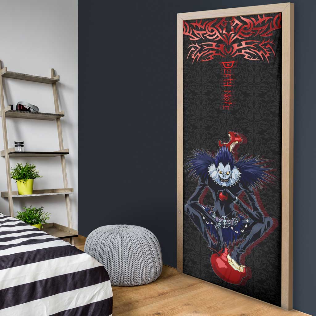 Ryuk Death Note Door Cover Death Note's Ryuk - Chaos, Apples & Darkness
