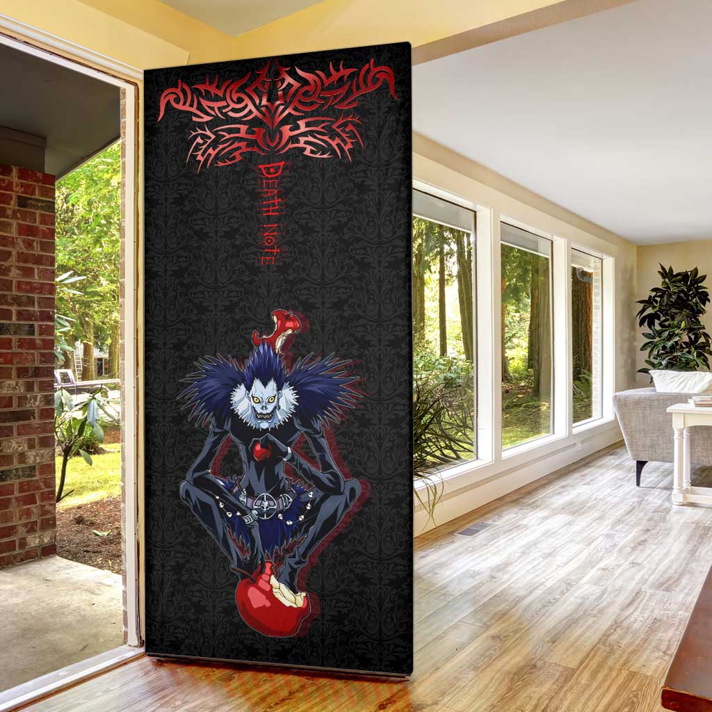 Ryuk Death Note Door Cover Death Note's Ryuk - Chaos, Apples & Darkness